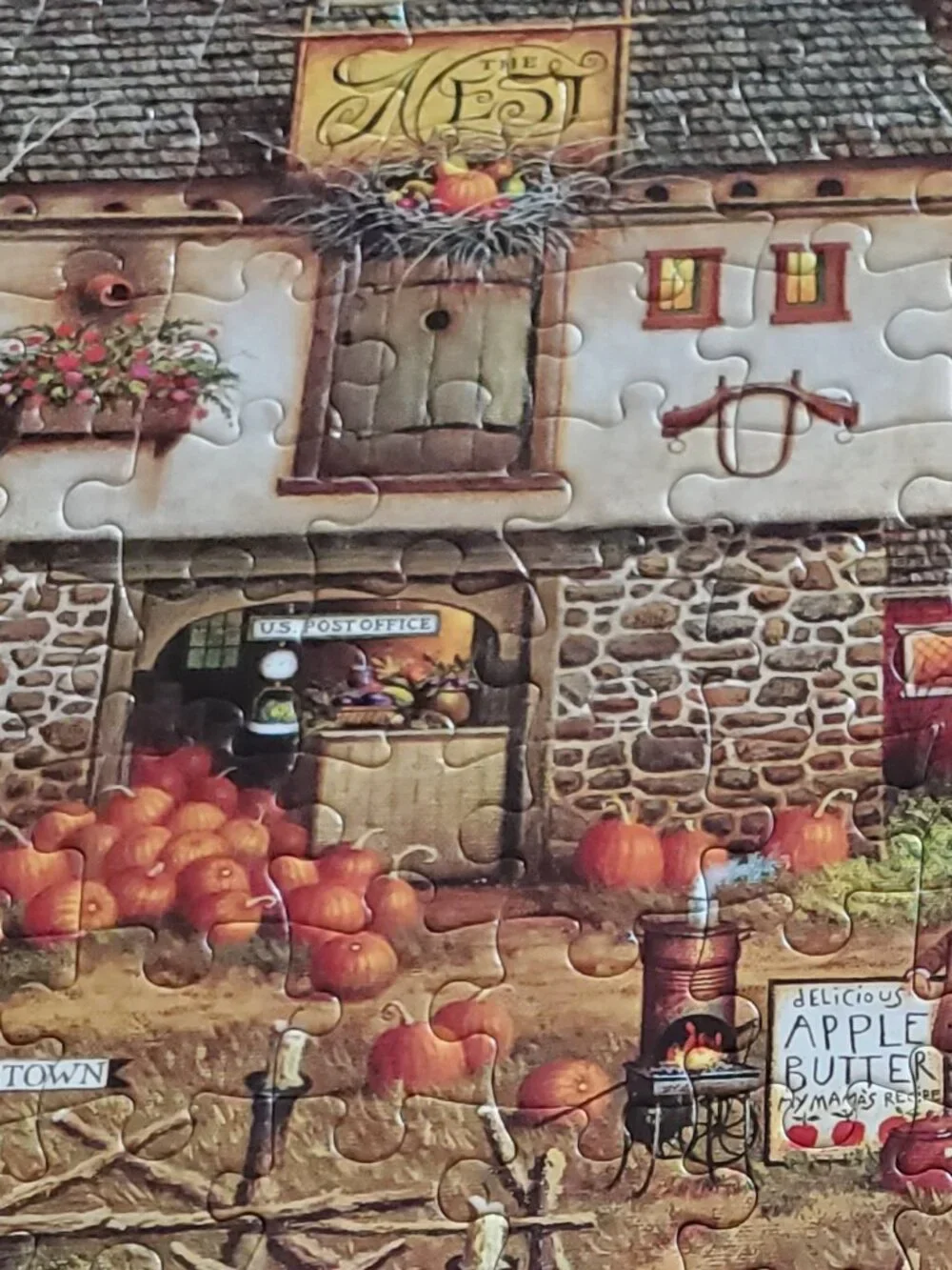 Charles Wysocki Olde Buck's County Fall 300 Large Piece Puzzle